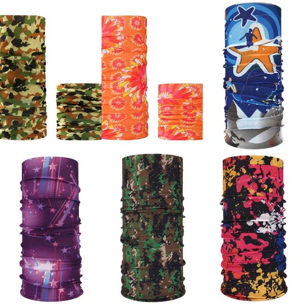 

eucnd 3d 2020 волшебный шарф многофункциональный половина головные уборы маска шеи крышка шарф анти-уф велоспорт бандана спорт на открытом в, Black