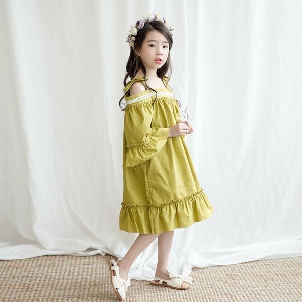 Acheter Nouvelle Robe De Princesse Pour Fille Garcon Vetements Robes Pour La Noce Et Vert Blanc Mere Et Fille De 14 31 Du Noock Dhgate Com