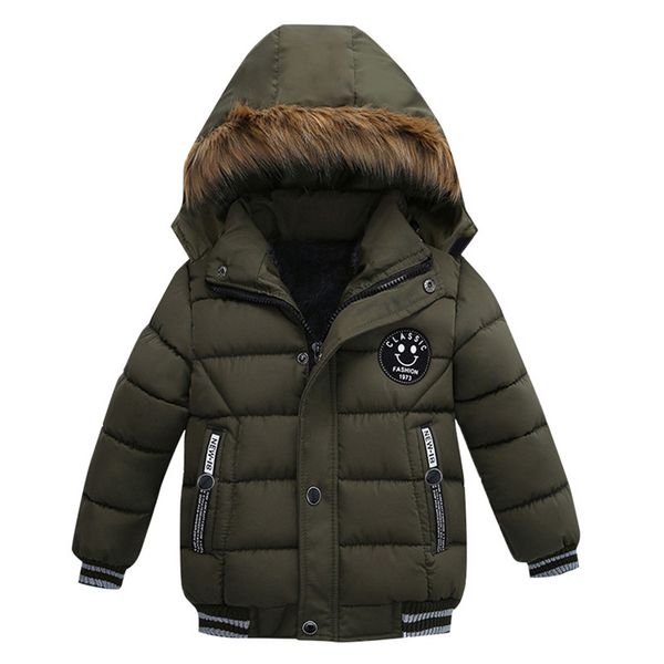 

2020 baby boys jacket autumn winter jacket for boys children kids hooded warm outerwear coat for boy clothes 1-5 year, Blue;gray