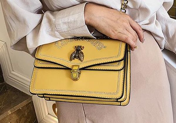 

designer bag female 2020 new niche crossbody bags fashion luxury shoulder bag small bee handbag wild drop shipping
