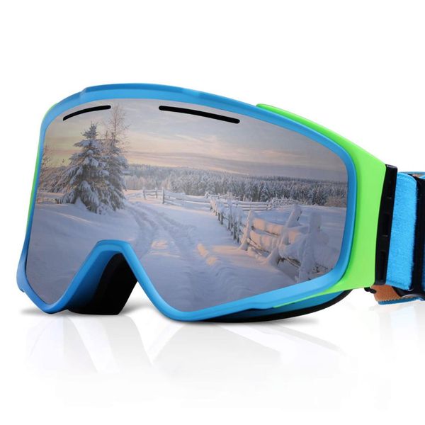 

2019 glasses for snowmobile ski goggles anti-fog coatings men magnetic ski googles snowboard mountain males sport skiing eyewear