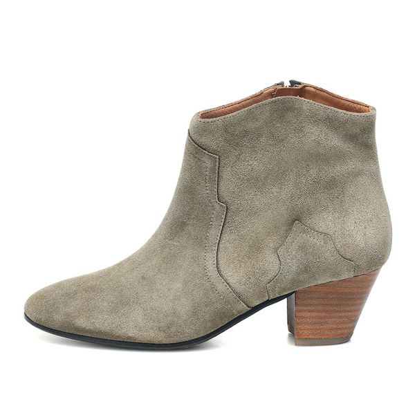 women's gray booties size 9