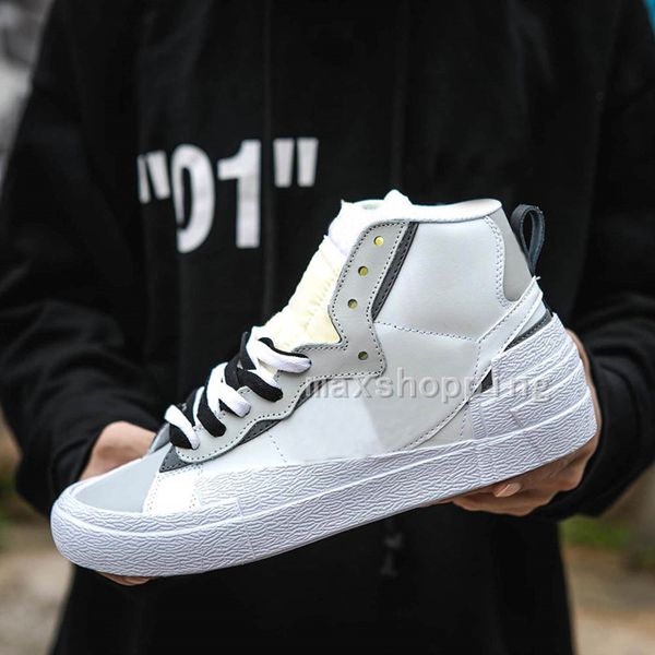 

new sacai blazer mid combine dunk casual shoes women mens trainers toki slip txt sports skate avant-garde trailblazers sneakers