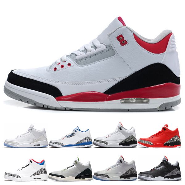 

Top quality Fire Red men basketball shoes designer mens Pure White True Blue Grateful Korea JTH QS Katrina Black Cement sports sneakers