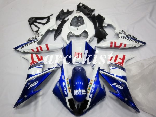 

injection mold new abs motorcycle full fairings kits fits for yamaha yzf-r1 2004 2005 2006 04 05 06 bodywork set blue white black