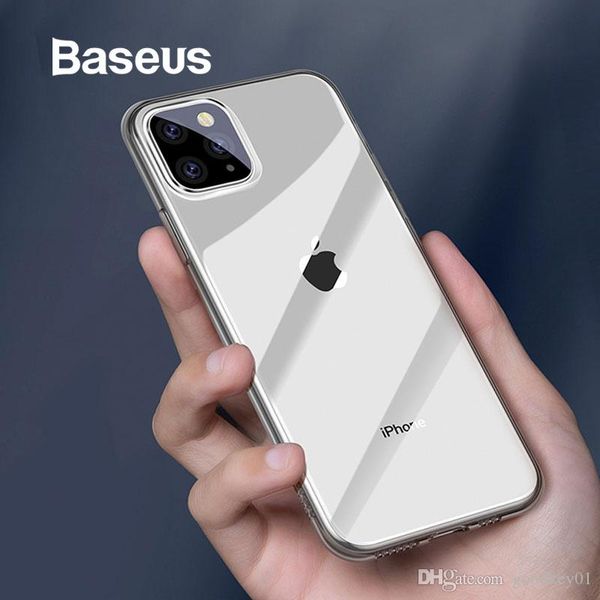 

Для iPhone 11 Pro Max чехол Baseus Ультра тонкий прозрачный ТПУ задняя крышка для iPhone 11 Case 11 P