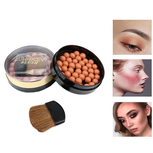

face makeup sweet long lasting contouring pigments blush ball waterproof oil-control base blush u8