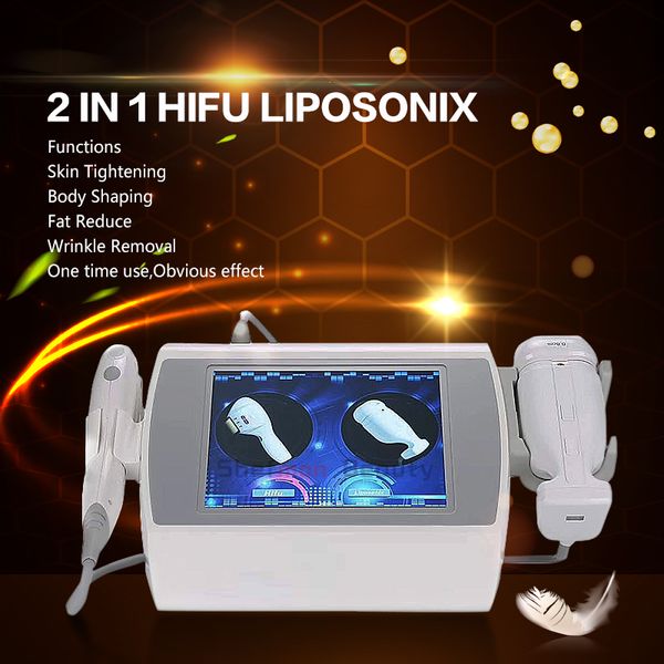 

10,000 s hifu body slimming liposonix machine hifu face lifting wrinkle removal 2 in 1 hifu liposonix weight loss equipment