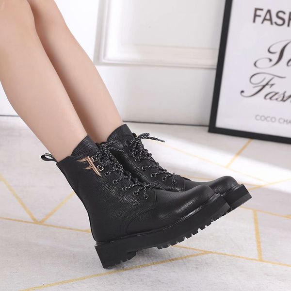 

джокер плоские сапоги женские стельки осень женский 2019 весна и осень модели новая кожа британский ветер осень обувь сапоги