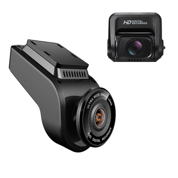 

2 inch car dvr night vision dash cam 4k 2160p front camera with 1080p car rear camera recorder video support gps/wifi car camera