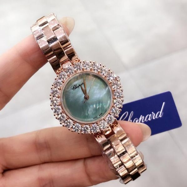 

of quartz happy series multicolor shell full choice diamond diamond dial machine1 set women imported watch female khcxn, Slivery;brown