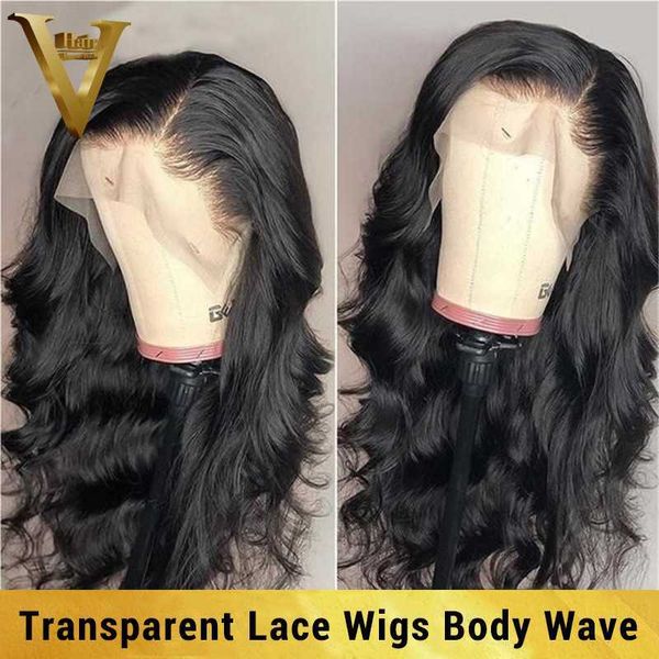 

hd lace 360 lace frontal wig pre plucked full human hair wigs with baby hair transparent wigs for women remy 150, Black;brown
