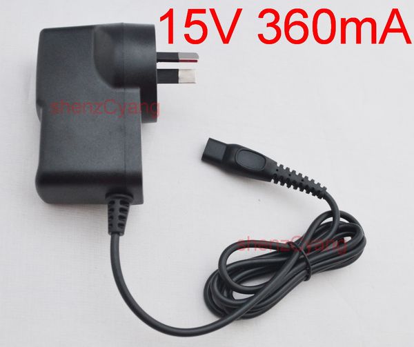 3 Pin UK Cavo di alimentazione caricatore per Philips Rasoio rq1280