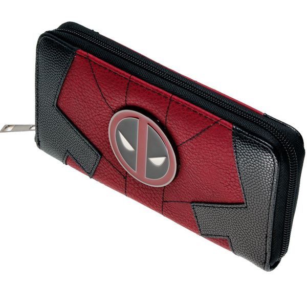 

designer wallet purse deadpool juniors suit up zip around wallet women purse dft-1991 drop shipping good quality, Red;black