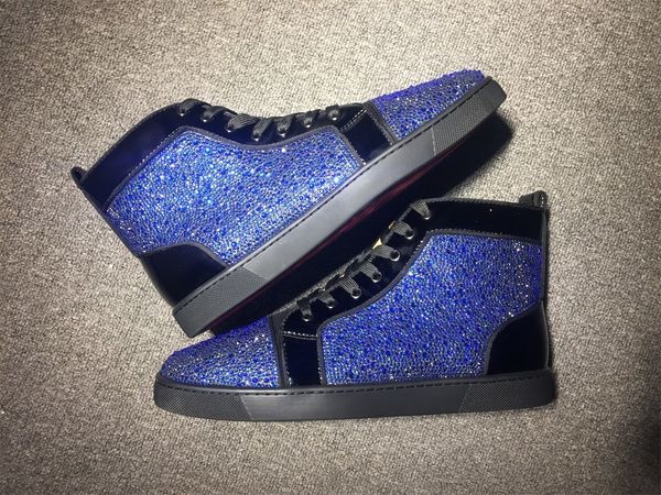 

red bottoms fashion boots designer brand studded spikes flats shoes red bottom shoes for men and women party lovers genuine leather sneakers