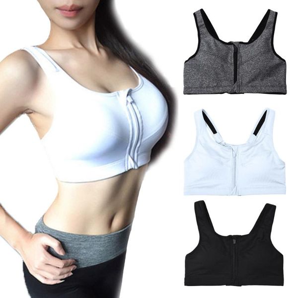 

2020women bra sports underwear yoga fitness workout bra running pad push up underwear ladies bras femme bras, White;black