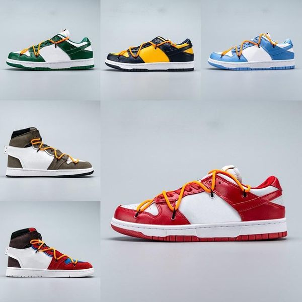 

1 high travis scotts low fearless obsidian mens basketball shoes spiderman unc 1s chicago banned bred toe men sport designer sneakers basket, Black