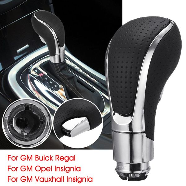 

at car gear shift shifter lever knob head for gm/ regal/ insignia/vauxhall insignia pu leather
