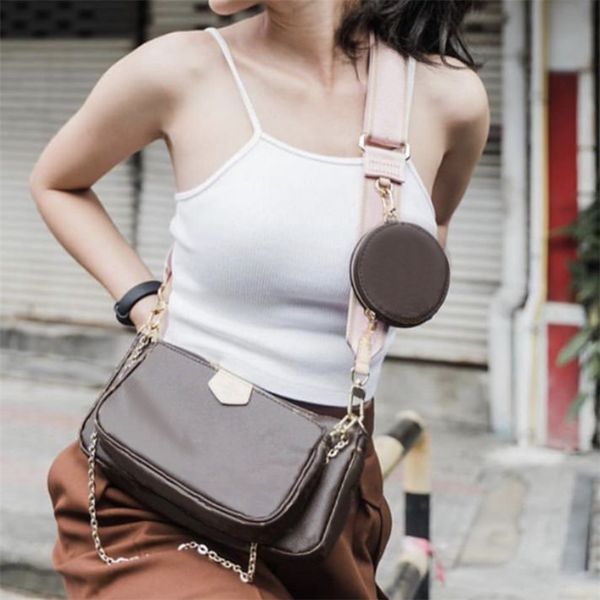 

selling 2020 fashion women's shoulder bag three-piece wallet ladies multl p0chette access0rles crossbody bag ing