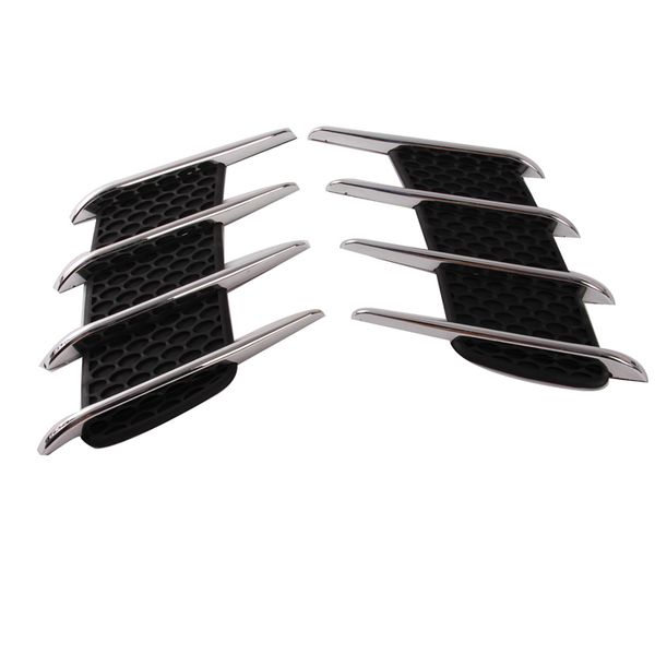

possbay 2 pcs universal car side vent intake hood scoop vent bonnet cover air flow decoration turbo bonnet decoration