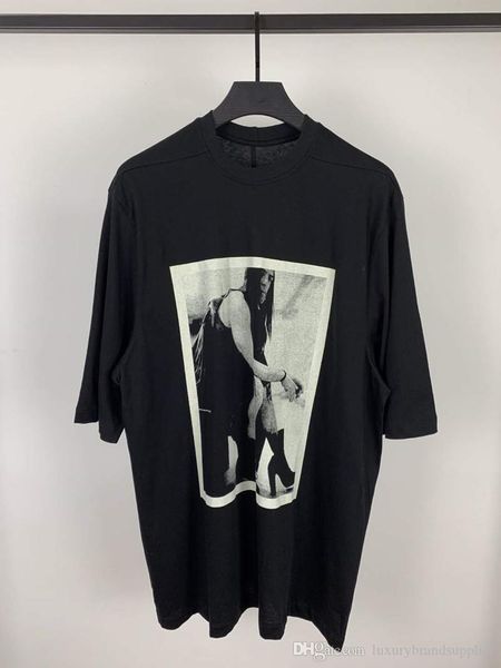 

2020ss spring new designer brand dark style print t-shirt minimalist dark black men t-shirt street outdoor sprots, White;black