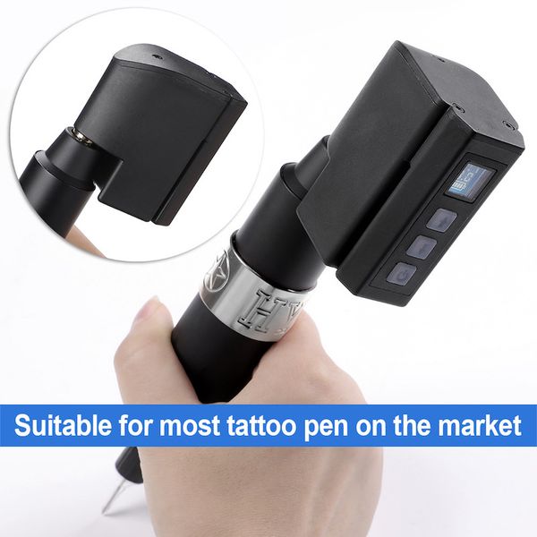 

mini tattoo wireless power lcd charging tattoo power lithium battery stigma professional tattoo kit rotary machine pen needle cartridge dc 5