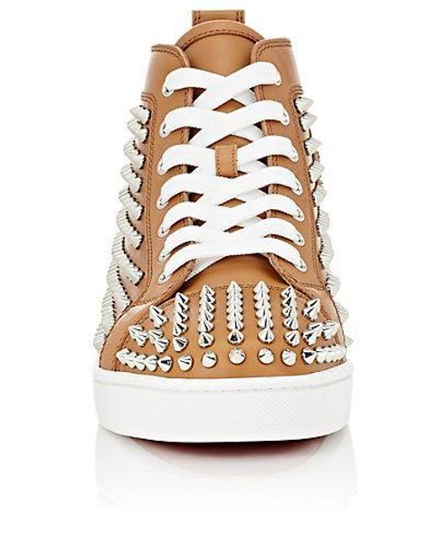 

luxury spikes sneaker shoes mens womens red bottom sneakers genuine leather flats with outdoor walking party shoes chaussure homme 35-46 t18, Black