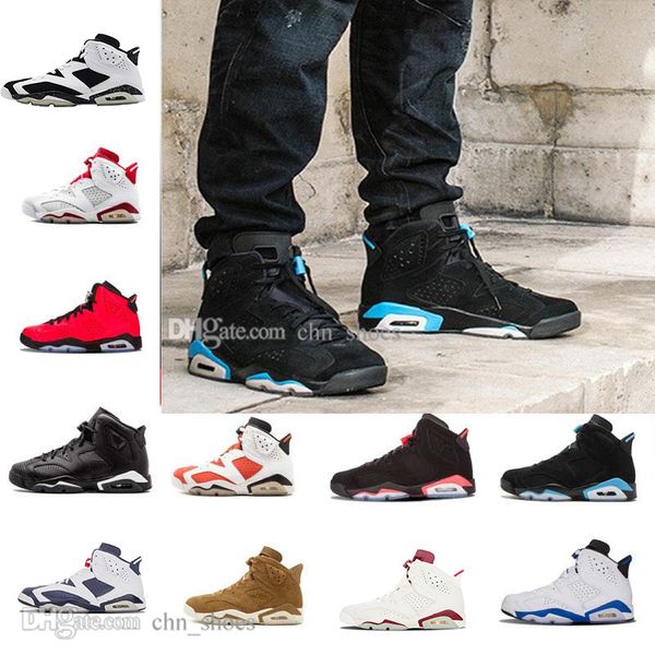 

with box 2019 infrared bred 6 6s mens basketball shoes 3m reflective bugs bunny tinker hatfield black cat flint men sports sneakers