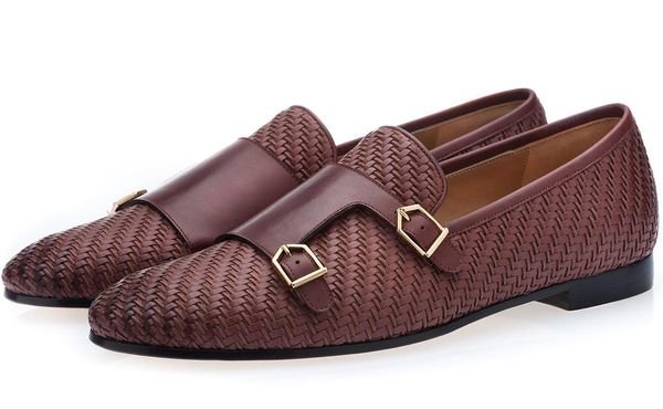 

Новые Gentleman Party Bussiness Oxford Slip On Loafers Shoes Дизайнер Красный Нижний Роскошный Свадебное