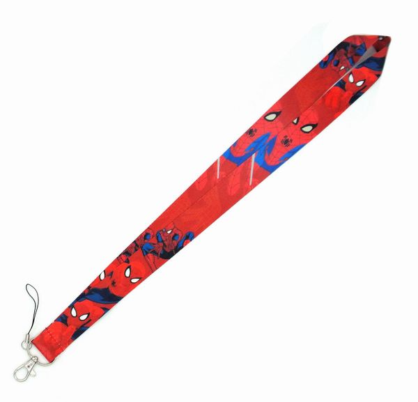 

famous character hero designer keychains lanyards personality id card holder bus card holders staff cards lanyard for keys phone diy hang ro, Silver