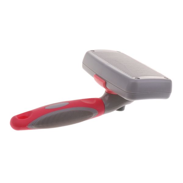 

pet dog cat grooming self cleaning slicker brush comb shedding tool hair fur