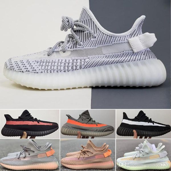 

2019 tatic v2 kanye we t de igner men neaker butter e ame zebra cream white 350 bred black women port running hoe 36 48