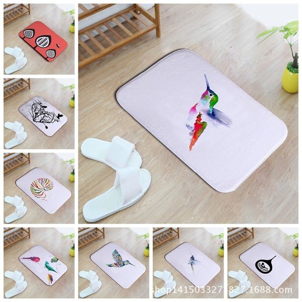 

lovely ten thousand colorful bird inbetweening home furnishing bedroom in front of the door non-slip land pad carpet mixed batch