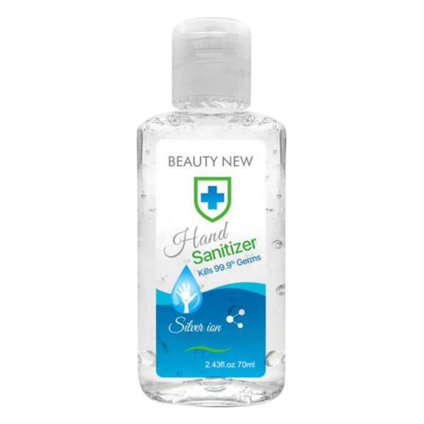 

70ml hand sanitizer waterless wash gel natural fungicide sanitizer antibacterial silver ion efficient disinfection hand care 70ml
