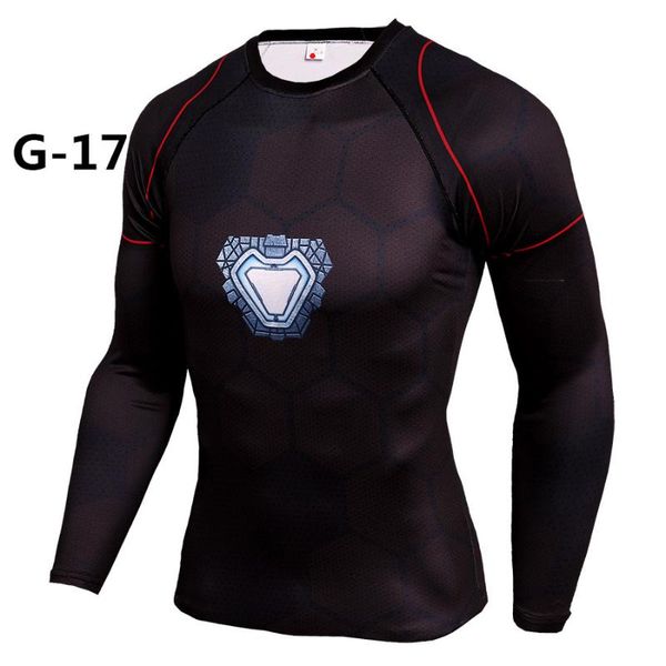 

2020 extreme sport fitness compression shirt men anime bodybuilding long sleeve workout 3d t shirt tees, White;black
