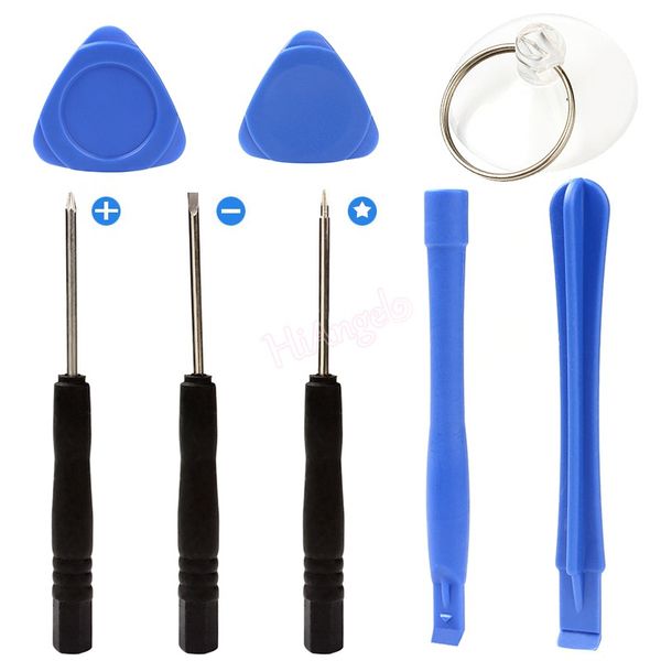 

cell phone reparing tools 8 in 1 repair pry kit opening tools pentalobe torx slotted screwdriver for apple iphone 4 5 5s 6