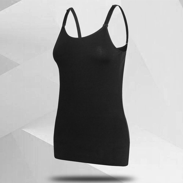 

europe and america large size cotton pregnant women body hugging dual purpose nursing care vest household nursing camisole, White