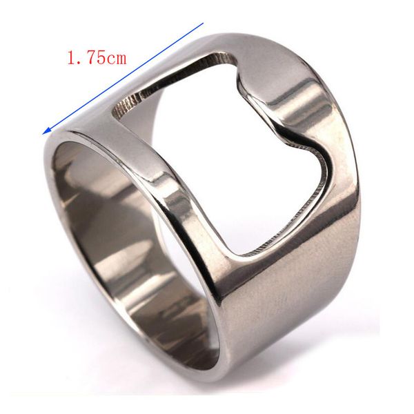 

kitchen stainless steel ring beer bottle opener easy can opener multi-model men's women creative ring beer bottle ring opener