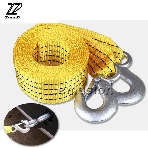 

zd 1set car accessories for citroen c5 c4 c3 c2 mini cooper opel astra h g j vectra c saab 3 meters 3tons car trailer rope hook