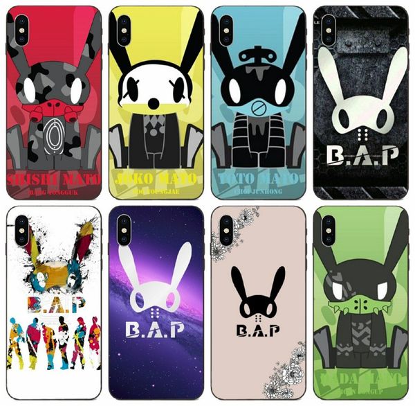 

[tongtrade] fashion bap kpop rabbits case for iphone 8 7 6s 5s plus x xs 11 pro max samsung a6 a60 a6s honor 8a 20s motorola moto g7 case