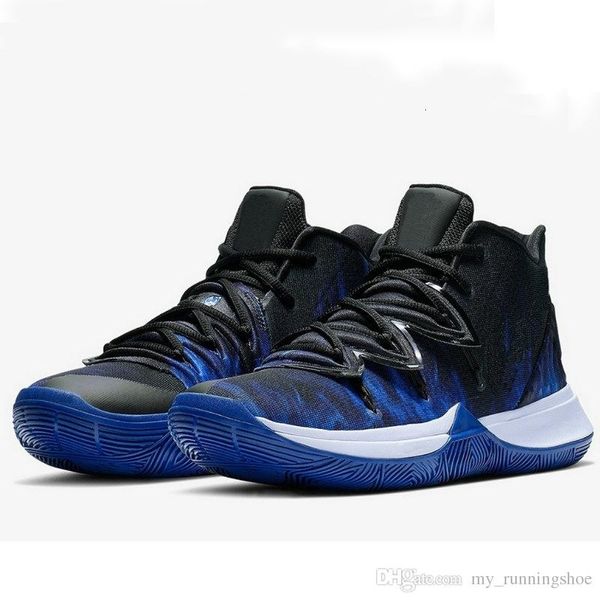

2019 new kyrie v duke blue foam shoes for sales with irving 5 basketball shoes men sports shoes us 7-11