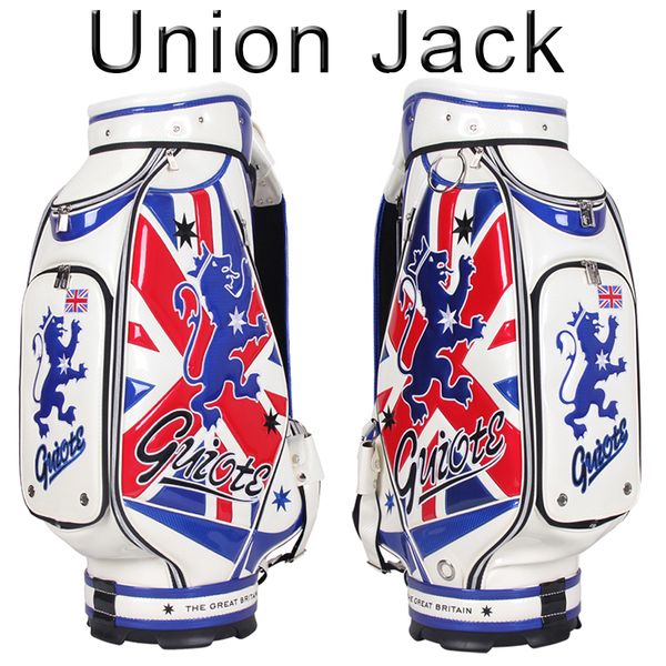 

guiote golf staff bag 2017 union jack new model caddie cart bag