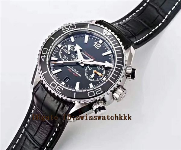 

Om new men watche wi 9300 chronograph automatic ceramic bezel 316l tainle teel apphire cry tal uper luminou waterproof 50 m