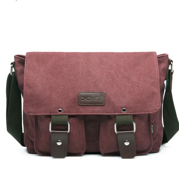 

canvas bag women messenger man single shoulder package oblique satchel leisure time postman student a