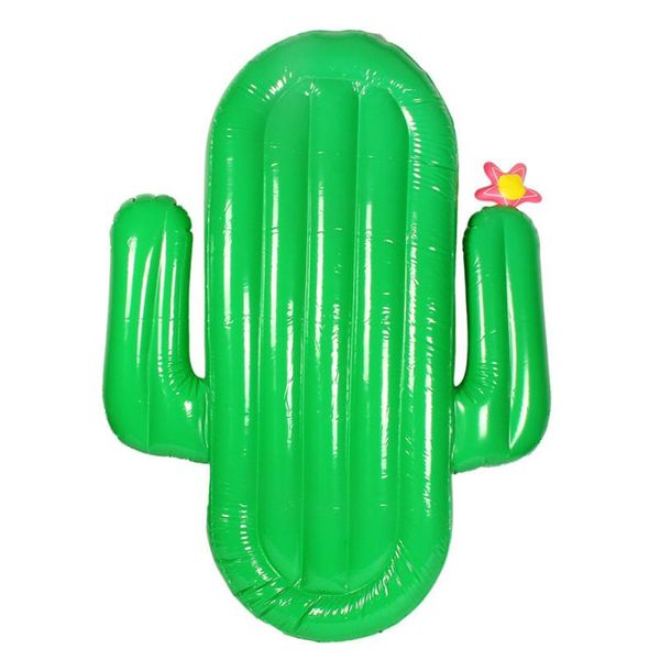 

2018 summer water swimming pool accessories sport buoy giant inflatable cactus floating ring row swim rings women men new hot