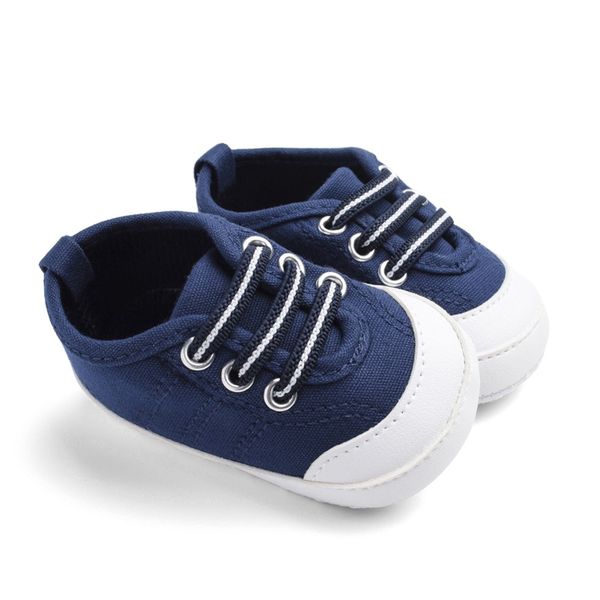 

spring baby boys girls first walkers canvas design anti-slip toddler soft soled shoes 0-18m