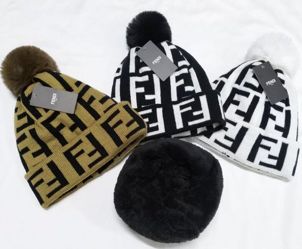 

дизайнер новых мужские вязать шапочки зимних мужчин женщины моды вязаной шапка случайные хип-хоп на открытый воздух теплого череп шапку шапо, Yellow