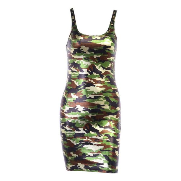 

женщины sexy рукавов кожезаменитель камуфляж пакет hip bodycon платье clubwear m7dd, Black;gray