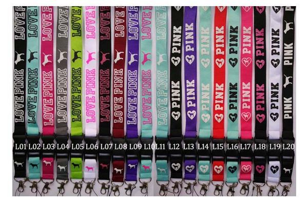 

10 styles love popular lanyard for keys chain and id cards straps