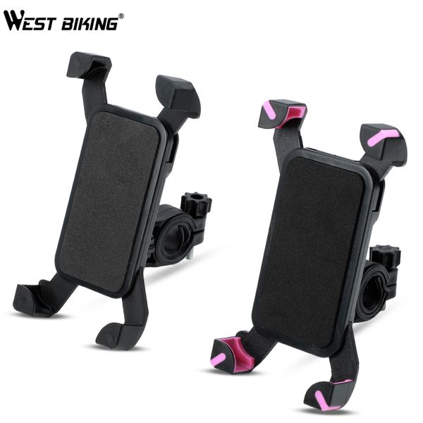 

west biking bicycle phone holder navigation frame bike electric motorcycle bike accessories adjustable stand holder